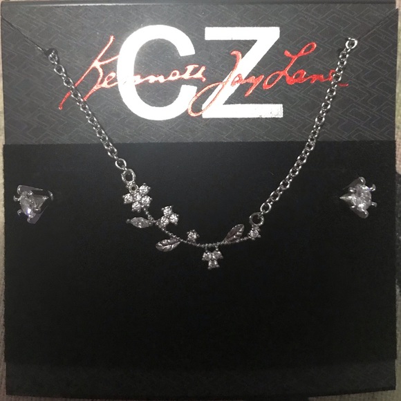 Kenneth Jay Lane Earrings and Necklace set - Picture 1 of 2